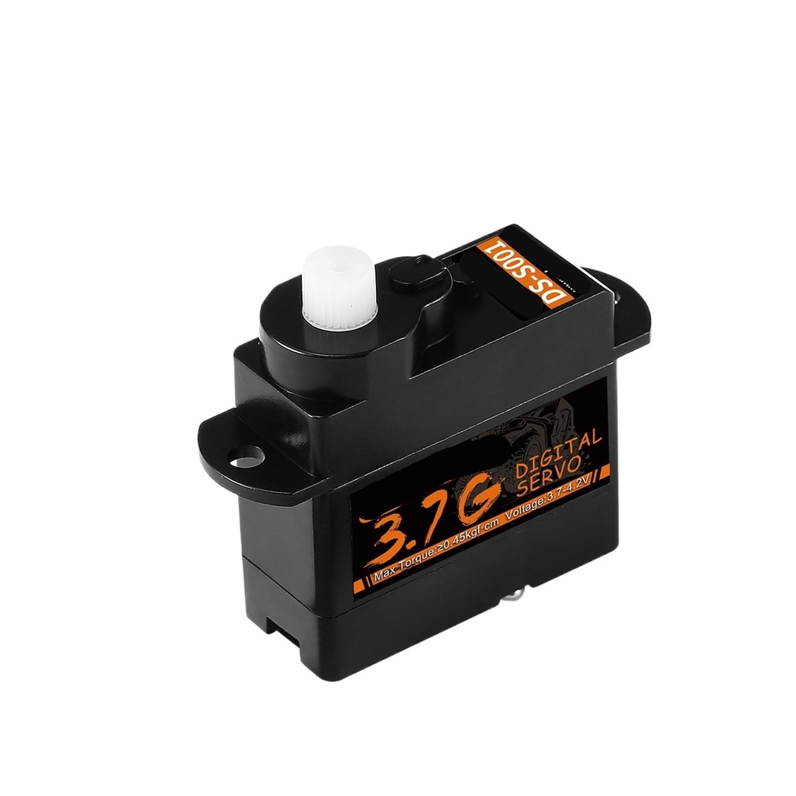 Mini servos à engrenages en plastique légers avec servo numérique 3.7g haute précision