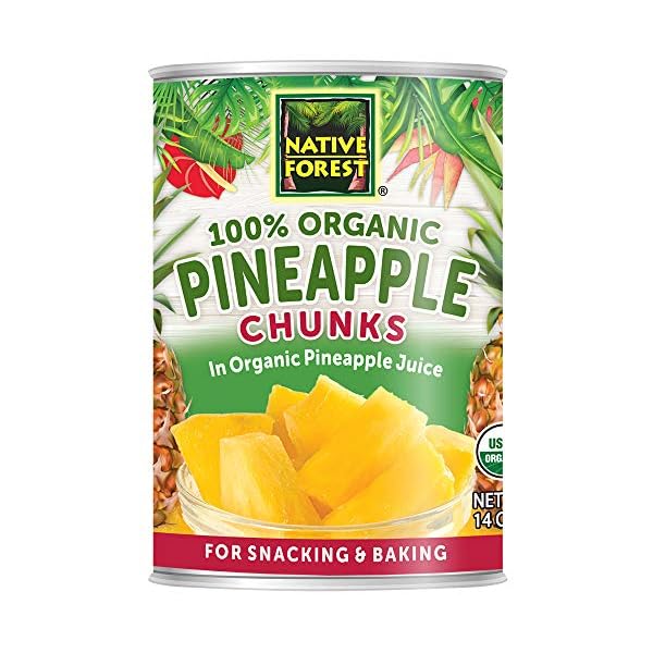 Native-Forest-Organic-Pineapple-Chunks-14-Ounce-Cans-Pack-of-6 Native Forest Organic Pineapple Chunks, 14 Ounce Cans (Pack of 6)