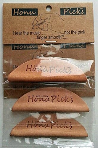 Leather Ukulele Pick Ergonomic Ukulele Picks 3 Pack
