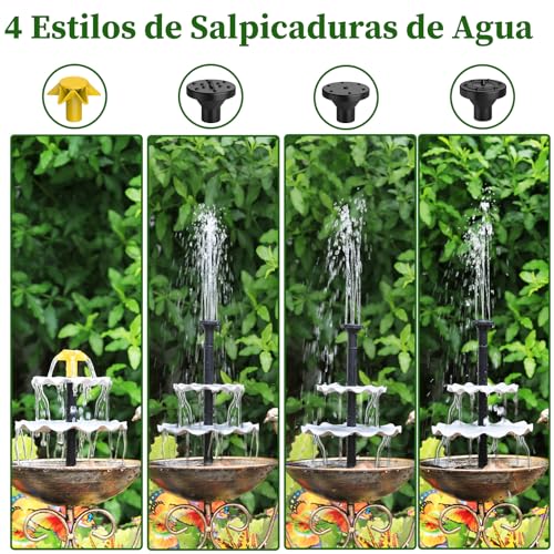 SUJFEE-DIY-Fuente-Solar-25W-para-Jardin-Exterior-Fuente-de-Agua-Decorativa-con-3-Niveles-4-Boquillas-para-Pajaros-Desmontable-para-el-Bano-de-Aves-Decoracion-Jardin-Exterior