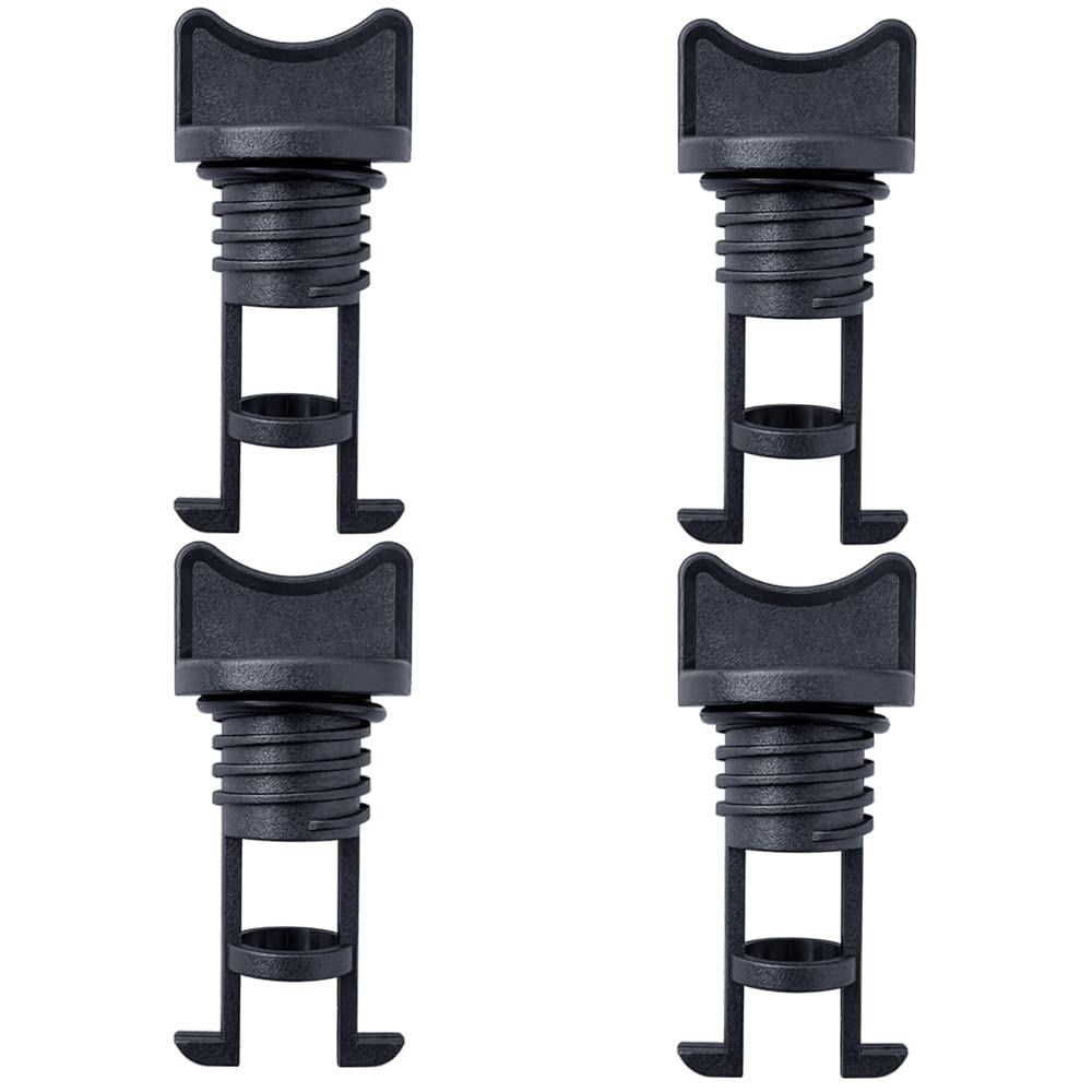 4 Pcs Nylon Kayak Drain Plug Kit Replacement Nylon Drain Plug Boat Drain Plugs Kit Thread Bung for Kayak Canoe Boat Dinghy