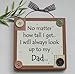 Produktbild Dad/Fathers day/Birthday Wooden Keepsake Gift Plaque Brown