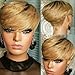 HOTKIS Pixie Cut Wig Human Hair Short Human Hair Wigs for Black Women Blonde 1b/27 Short Wigs Human Hair Natural Hair Pixie Wig with Bang Ombra 1B/27