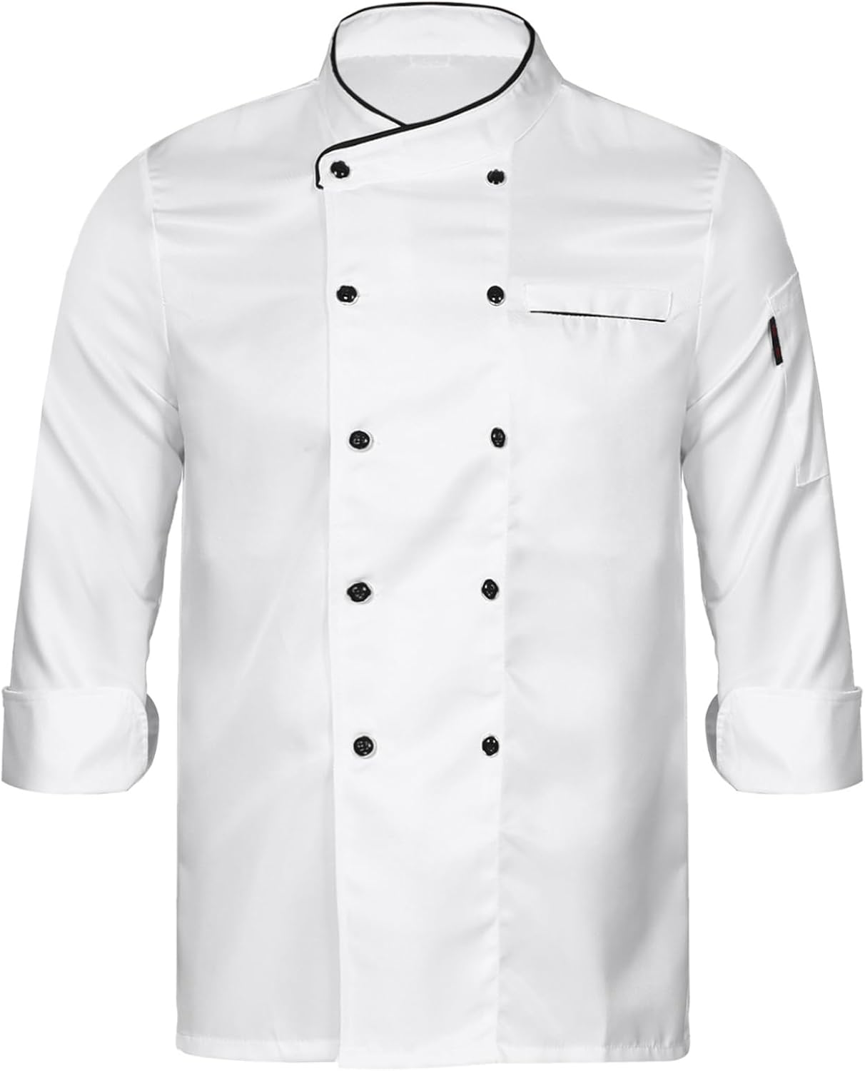 Professional Chef Coat Men Women Long Sleeve Chef Jacket Hotel Canteen Restaurant Work Uniform