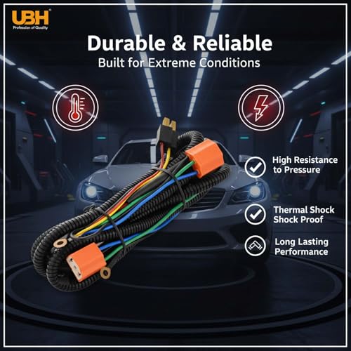 Image of Car Dual Head lamp Relay waring harness 12 V / 400 W (Only H4)