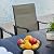 VICLLAX 7 Pieces Outdoor Dining Set, Patio Furniture Set of 6 Patio Swivel Dining Chairs and Rectangular Patio Table with Storage Shelf, Mixed Brown Chairs & Black Tabletop