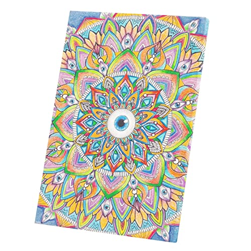 Tableau Oeil Mandala pour rompre la monotonie d'un mur blanc terne