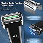 Electric Foil Shavers for Men,YBLNTEK Electric Razor for Men, Mens Beard Shaver, Foil Shaver with Precision Beard…