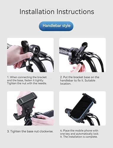 Miniatura 7 de Soporte para teléfono de bicicleta, soporte para teléfono de motocicleta, almohadilla protectora de EVA mejorada que no daña tu teléfono, abrazadera