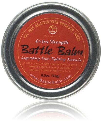 Penydoll Battle Balm Extra Strength Pain Relief Cream (0.45-Ounce) - All-Natural and Organic Topical Analgesic for Arthritis, Muscle Soreness, Sprains, Strains, Bruises and More.