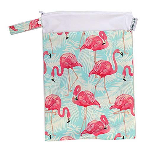 Avo&Cado Duo (M) - Bolsa para la nariz (con compartimento para secar), diseño de flamencos, color blanco Cover