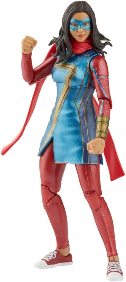 Universo Marvel Hasbro Marvel Legends Series Disney Plus Ms. Marvel MCU Series Action Figure 6-inch Collectible Toy, includes 2 Accessories and 1 Build-A-Figure Part, Multicolor, One Size (F3857)