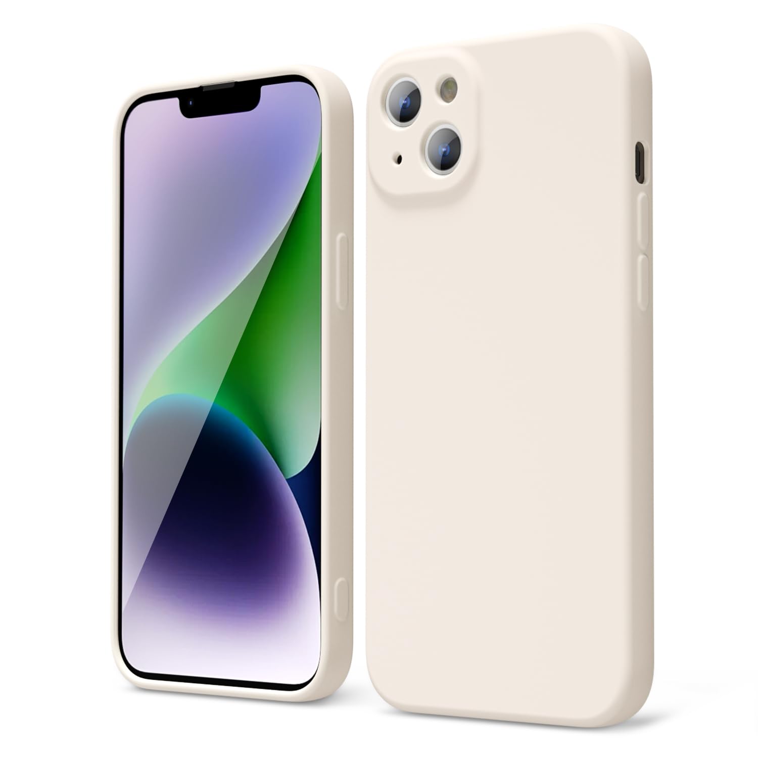 oakxco for iPhone 16 Pro Max Case Liquid Silicone, Soft Rubber Gel Elegant Aesthetic Basic Simple Cover, Cute Thin Slim TPU Matte Solid Color Plain Smooth Case for Women Girl, Light Pink — view 531