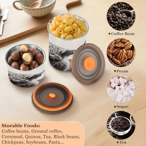 Contenedor hermético para café Blueangle de acero inoxidable 500 ml miniatura 5