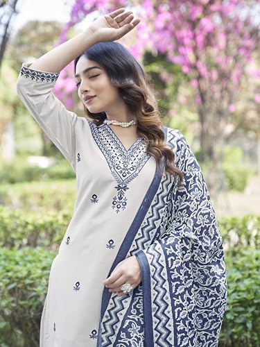 Image of Khadi Kurtaset With Khadi Silk Dupatta For Womens