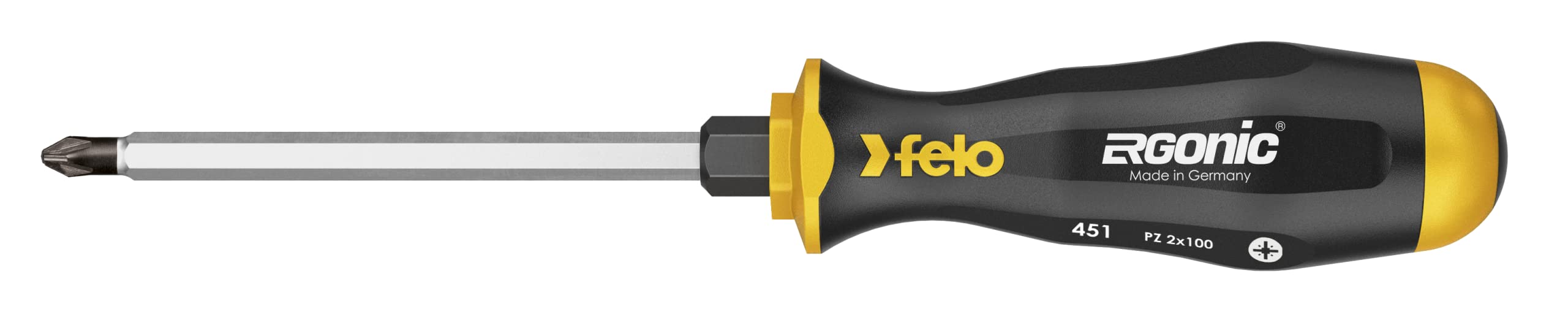 Felo SD ERGONIC Hammer Cap Pozidriv PZ 1 x 80
