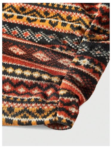 SHENHE Women's Hippie Top Strapless Tribal Print Boho Crop Tube Top Off Shoulder Bandeau Tank4