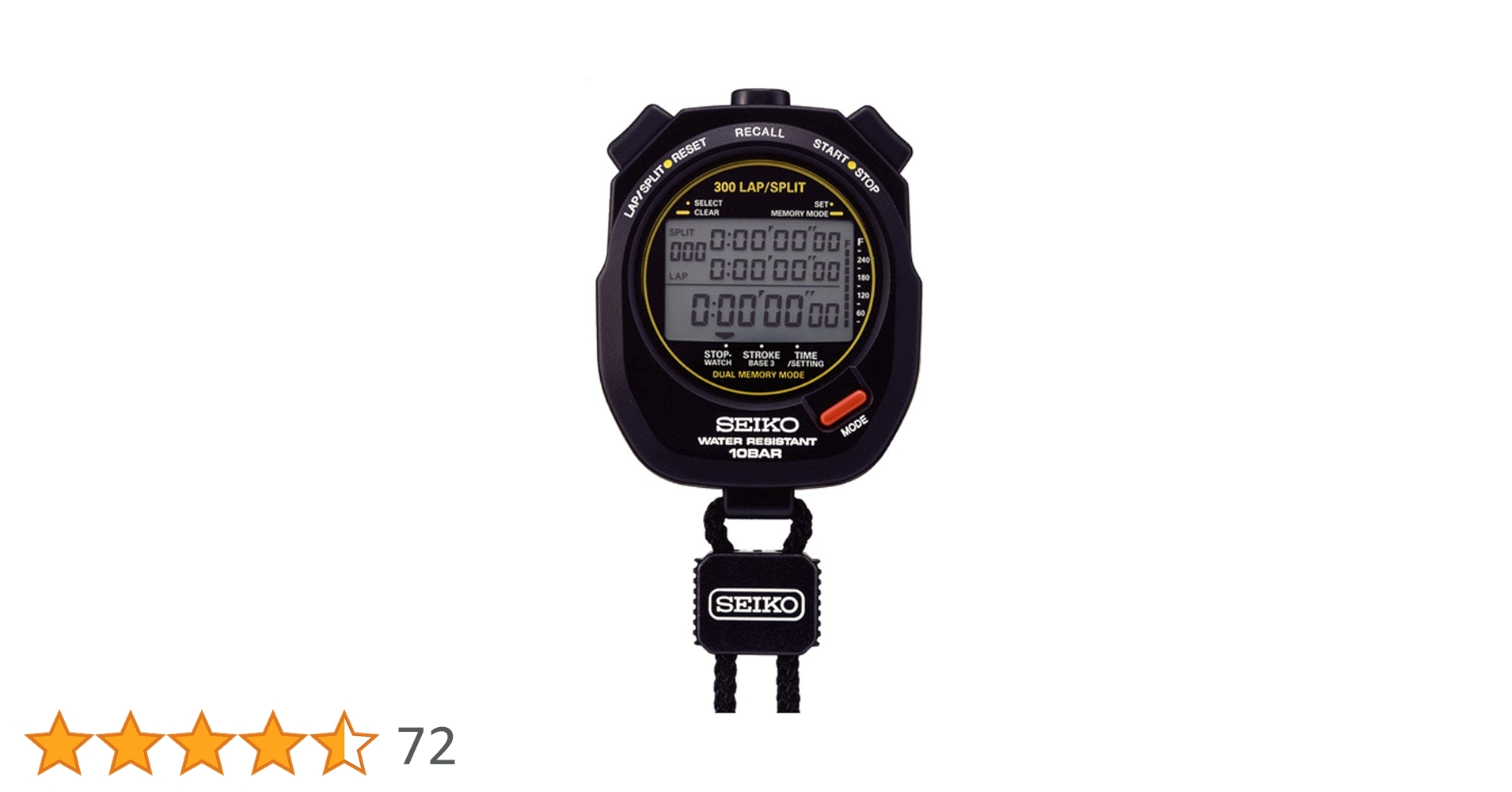 SEIKO ストップウォッチ 10BAR スイミングマスターにまになります STOPWATCHI ストップウォッチ スイミングマスター SEIKO