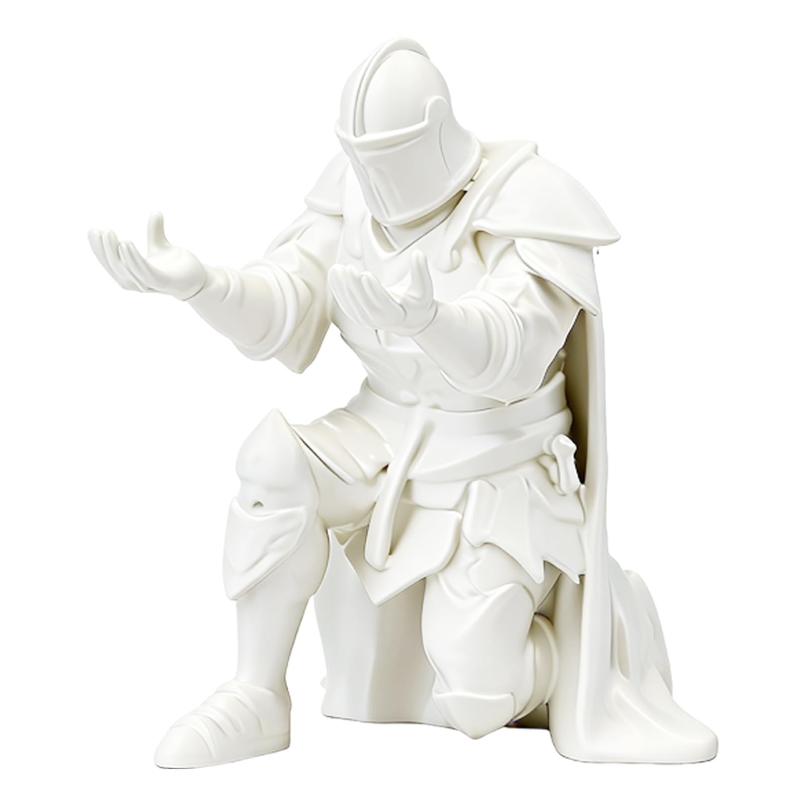 Hdoytxxm White 3D Printed Warrior Figurine Pen Stand Desktop Organiser Rack Eyeglasses For Offices Desktop Organization Pen