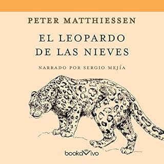 Diseño de la portada del título El leopardo de las nieves