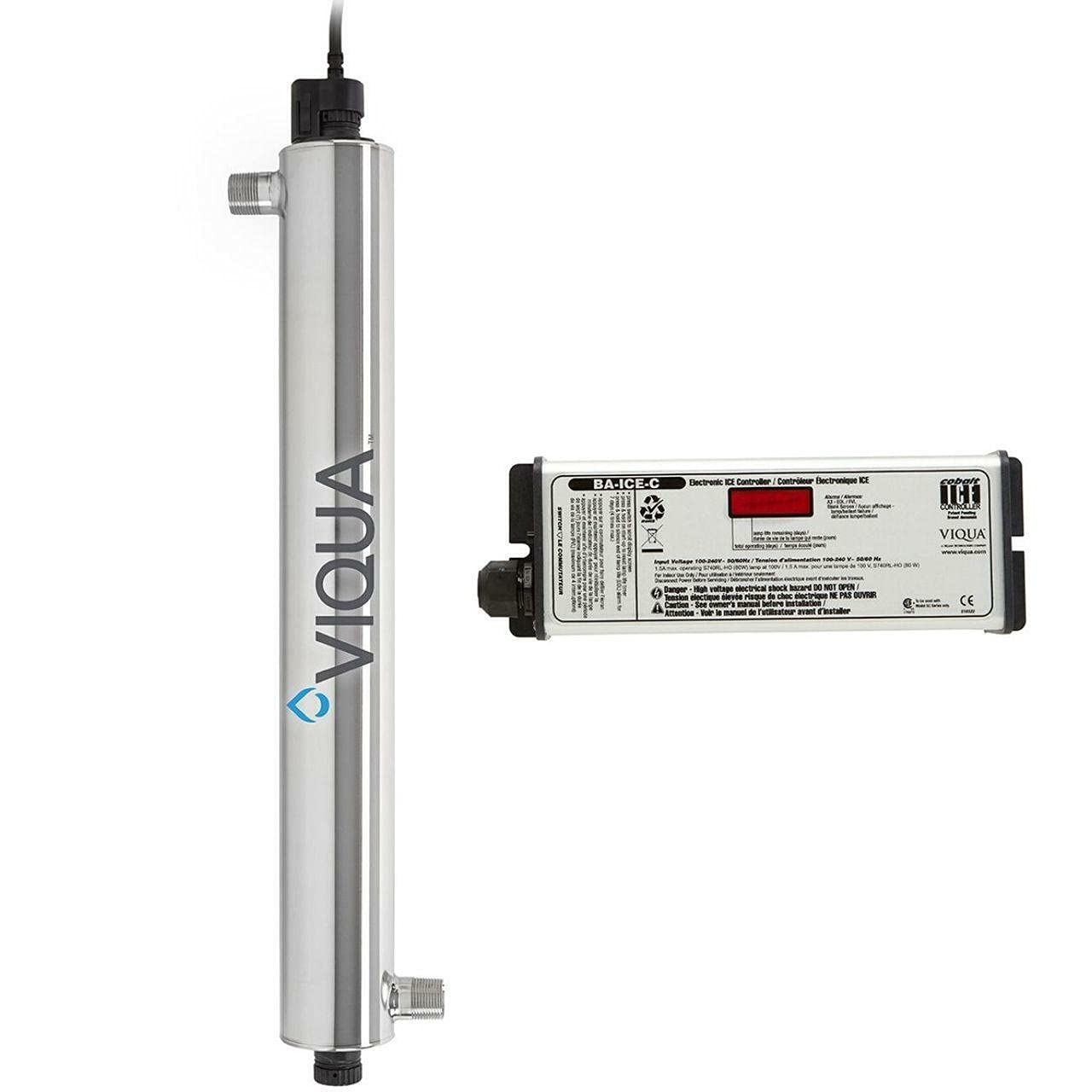 Viqua VP600 Ultraviolet Commercial Water Treatment 30 GPM Monitored Professional Plus UV System