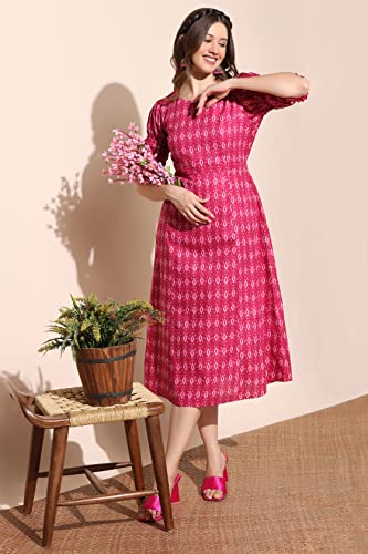Image of Jwalin Women's Cotton Western Dresses