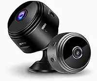 Mini Câmera Espiã A9 Wi-Fi Full HD 1080p com Sensor de Movimento e Visão Noturna | Gravação Remota via App | Mini Câmera de Segurança Portátil Ideal para Casa, Escritório e Bebê Monitor TDEVC
