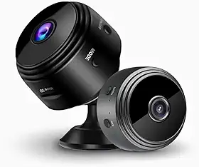 Mini Câmera Espiã A9 Wi-Fi Full HD 1080p com Sensor de Movimento e Visão Noturna | Gravação Remota via App | Mini Câmera de Segurança Portátil Ideal para Casa, Escritório e Bebê Monitor TDEVC