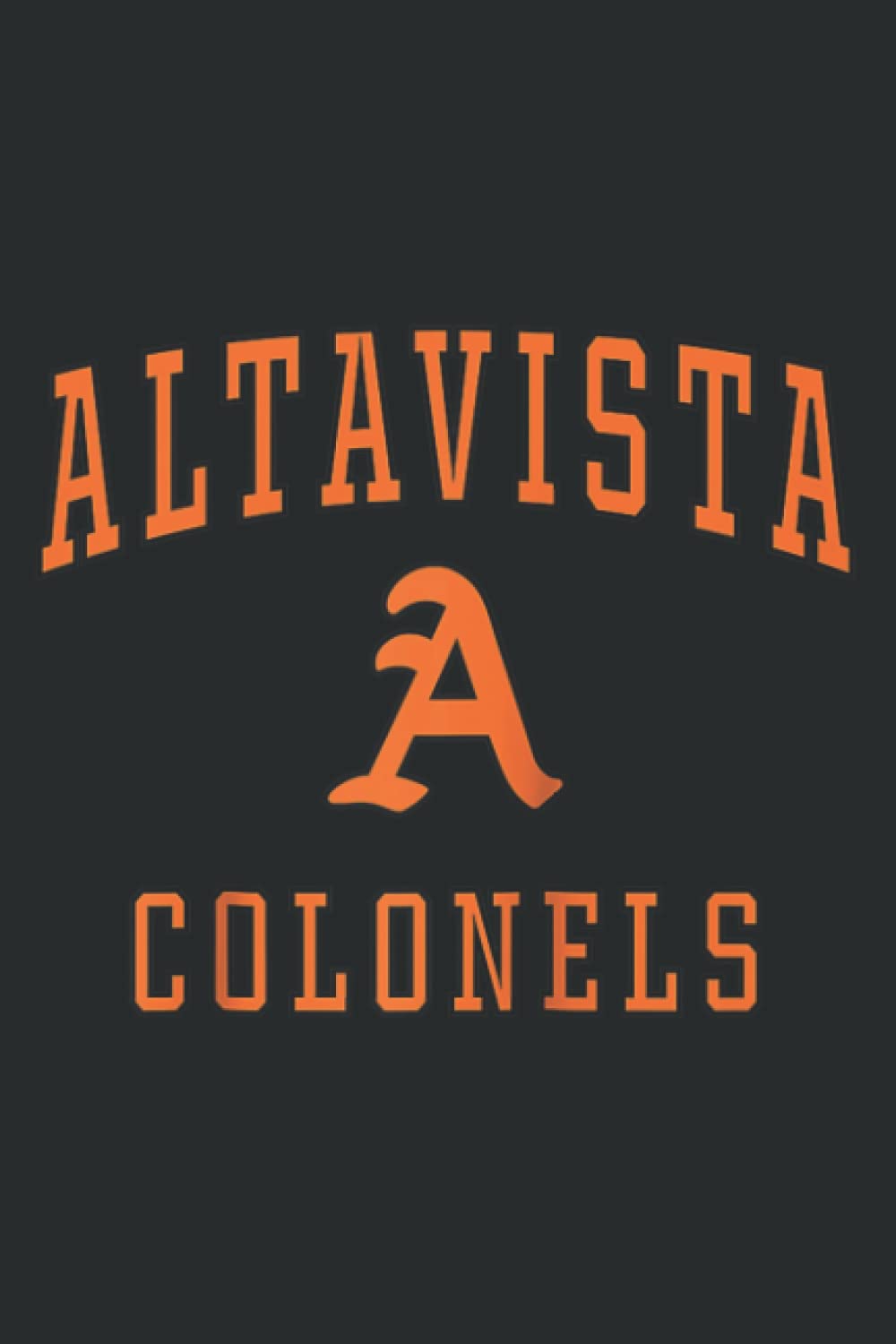 Altavista High School Colonels Raglan Baseball Meme: Lined Journal Notebook with 6x9 inches, 120 Pages