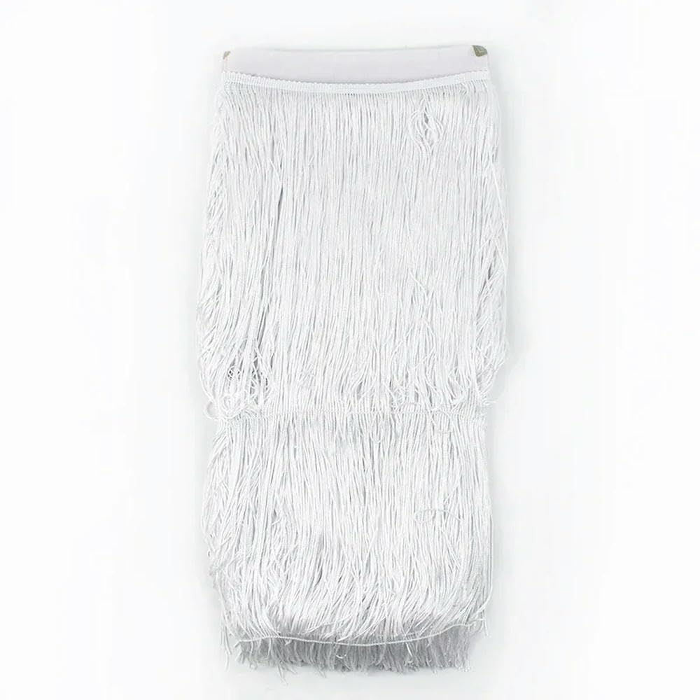 VIXDA 10Yard 100cm Long Fringes Lace Tassel Trim Latin Dance Curtain Trimming Sewing Decoration Tassels Fringe Ribbon