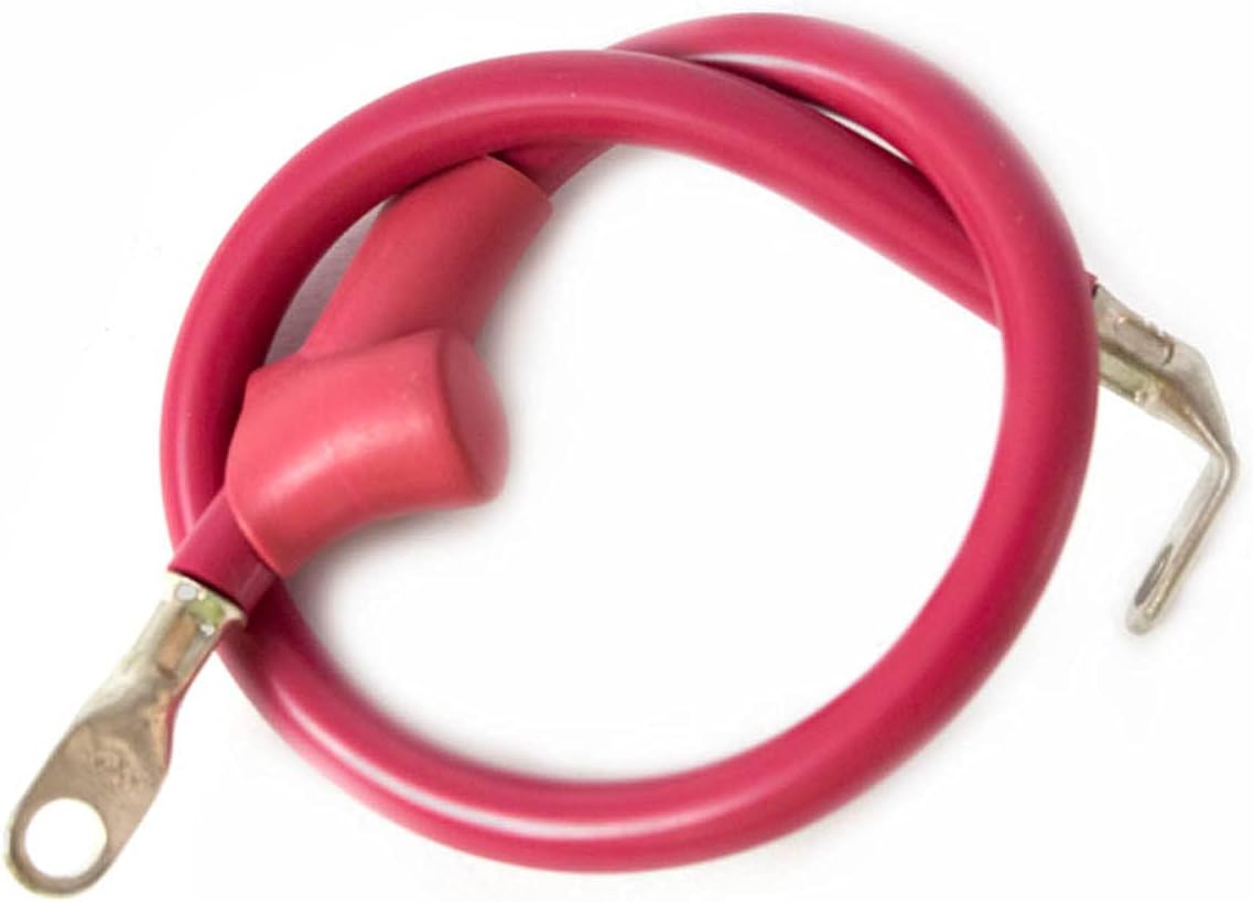 Polaris Battery to Solenoid Cable, Red, 16.5 in, Genuine OEM Part 4011147, Qty 1