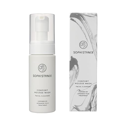洗顔フォーム ソフィスタンス コンフォート ムースウォッシュ 150ml【吸着泡洗顔 ニキビ 角質 毛穴 黒ずみ ニキビ ケア いちご鼻 大人 肌荒れ くすみ 泡洗顔 発酵化粧品 弱酸性洗顔 泡 酵素洗顔 泡立て不要 ワンプッシュ洗顔】