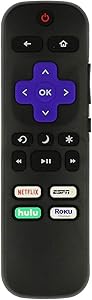 Replacement Remote for JVC Roku TV LT-32MAW388 LT-40MAB588 LT-43MAW588 LT-49MAW598 LT-55MAW595 LT-43MAW595