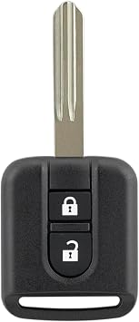 MSKEYZ for 2 Buttons Car Key Fob Case For Nissan Qashqai Micra Navara pathfinder Cabstar Note NV200 Patro Key Shell
