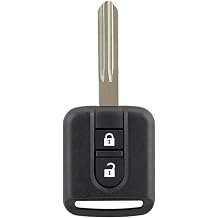 MSKEYZ for 2 Buttons Car Key Fob Case For Nissan Qashqai Micra Navara pathfinder Cabstar Note NV200 Patro Key Shell
