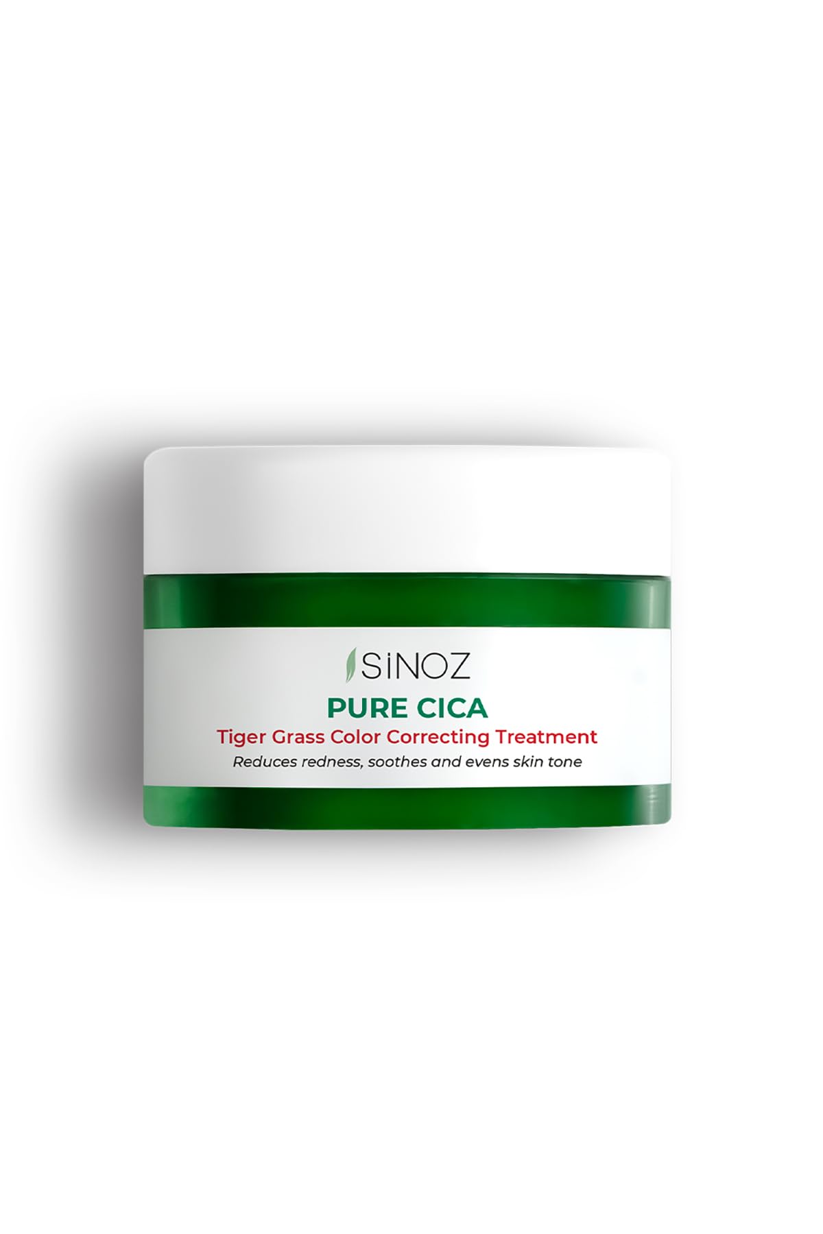 Sinoz,Pure Cica Tiger Grass Color Correcting Repair Cream,15 ML