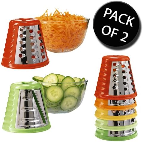 Image showing the T-Fal Fresh Express cone attachments stacked for storage.