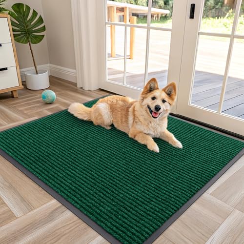 OLANLY Front Door Mat 40x32, Waterproof Heavy-Duty Indoor Outdoor Doormat