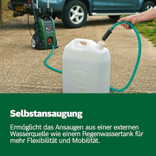 Bosch Home and Garden Bosch Hochdruckreiniger UniversalAquatak 135 (3-in-1-D&uuml;se, Schaumd&uuml;se, transparenter Wasserfilter, Hochdruckpistole, 7 m Schlauch, 5 m Kabel, 1900 Watt