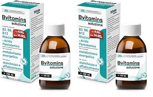 Sanavita Sanavita B-Vitamins Soluzione Sciroppo - 100 ml (Confezione da 2)