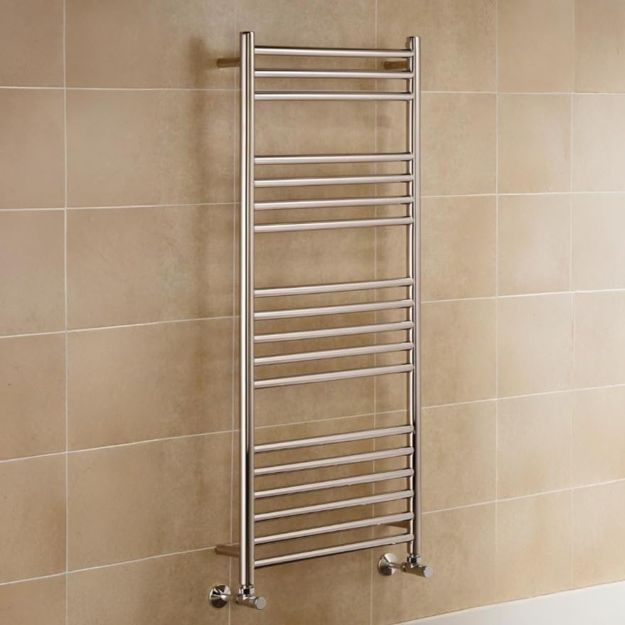 Manissa Boston Stainless Steel Heated Towel Rail 500mm W x 1000mm H Bathroom Towel Warmer