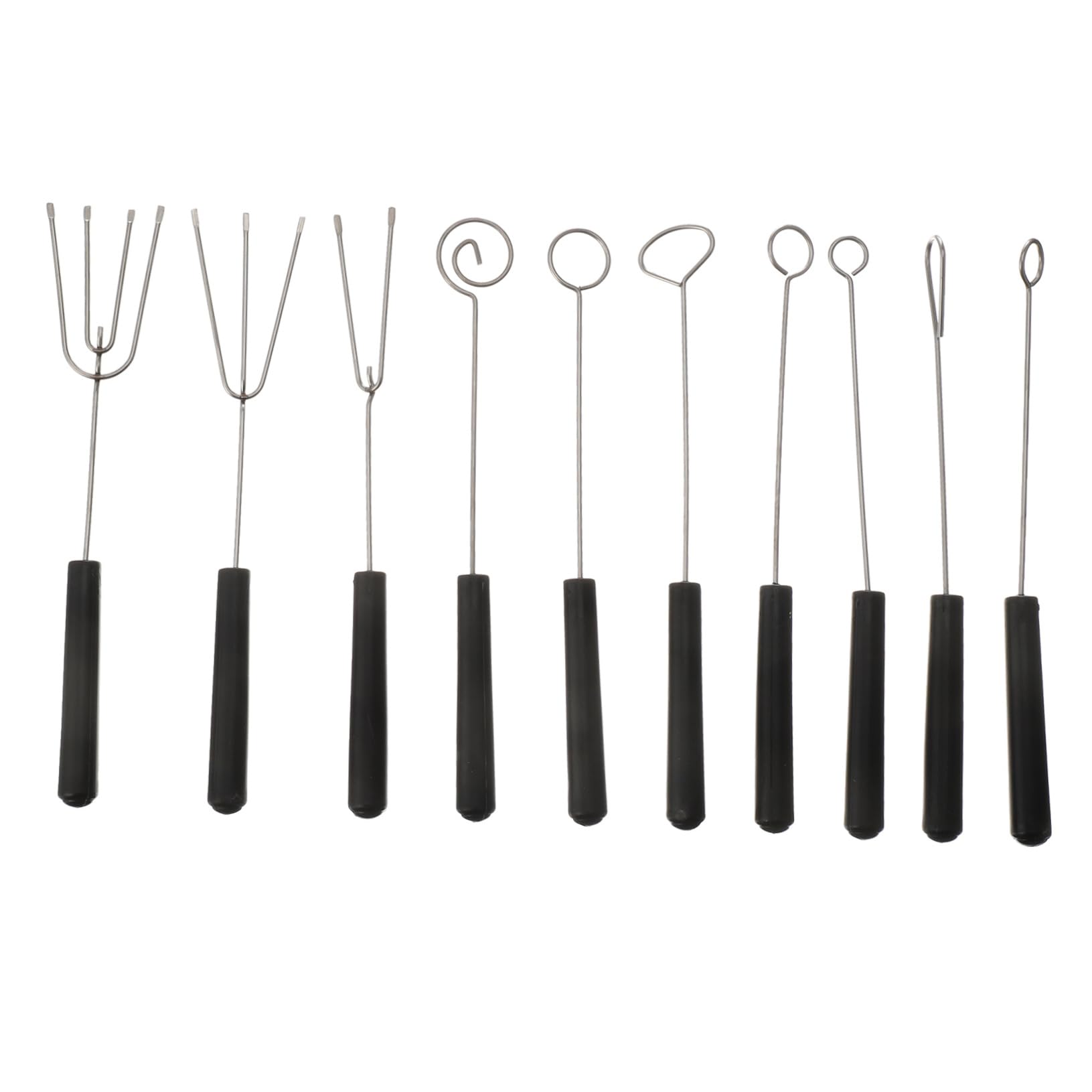 10pcs Chocolate Fork Kitchen Gadget Chocolate Dipping Tools Chocolate Pick Kitchen Dipping Tool Kitchen Tool Bbq Baking Tool Diy Decorating Tool Candy Dipping Fork Baking Supplies