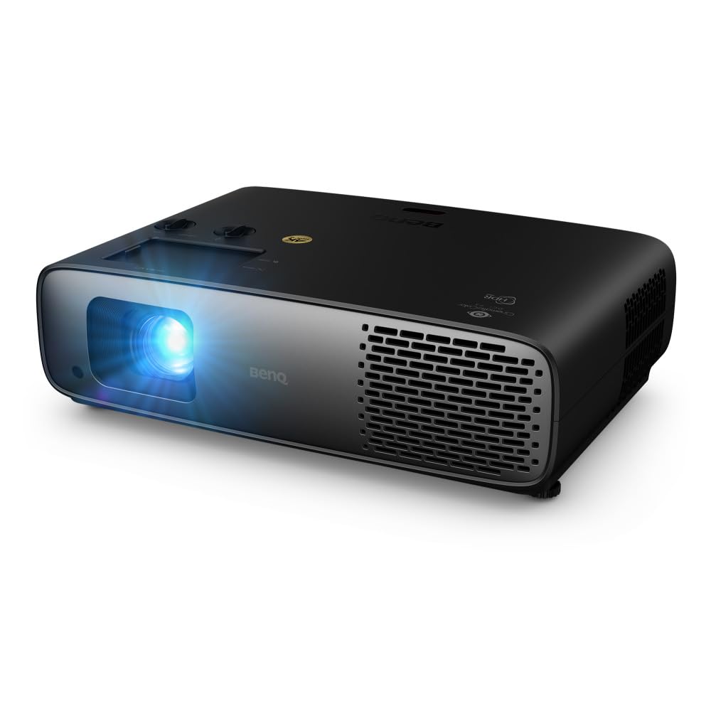 BenQ W4100i 4K HDR Smart Home Theater Projector 3200 Lumens 100 DCI-P3 Rec 709 Factory-Calibrated Android TV with