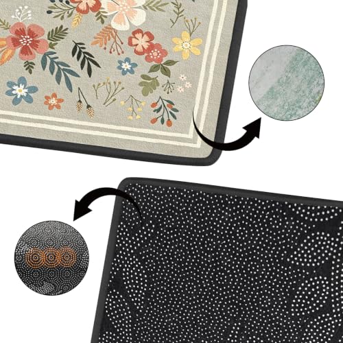 Carpete Runner Rug para áreas Cozinha y Entrada de Casa Verde Claro 6