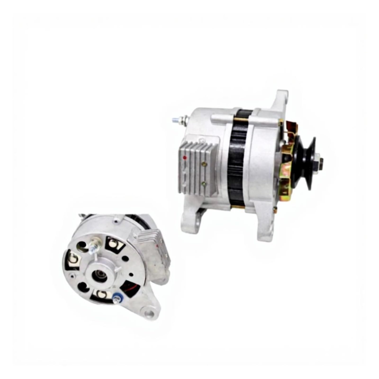 3000W 2KW 220V Two Wheel Brushless Permanent Magnet Generator Compatible with Agriculture Compact and High-Efficiency No Assembly Needed(Single Wheel,24VO,3KW)