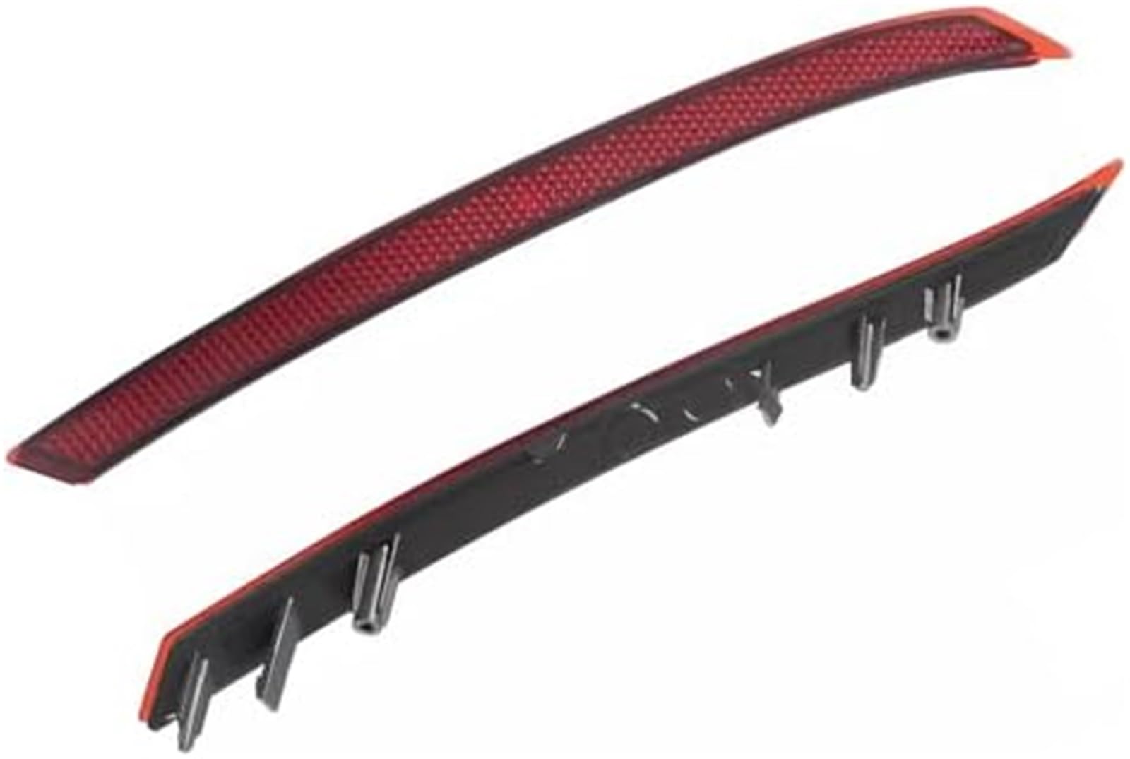 Odblask tylnego zderzaka, 1 para odblaskowych lamp obrysowych tylnego zderzaka, do Land, do Rover, do Range, do Rover, Velar, czerwony LR093435 Tylny odblask samochodowy