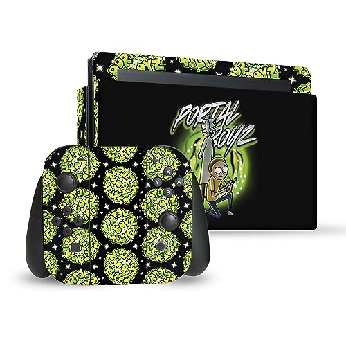 Skin Rick and Morty Nintendo Switch autocollant console et dock