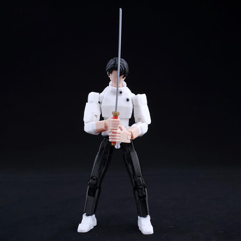 2PCS Orimoto Rika/Okkotsu Yuta Figura de Acción JJK Anime Figuras Estatua 12CM Impresión 3D Multi Articulación JJK Okkotsu Yuta Figura Articulada Modelo Móvil Escritorio Decoración Adornos