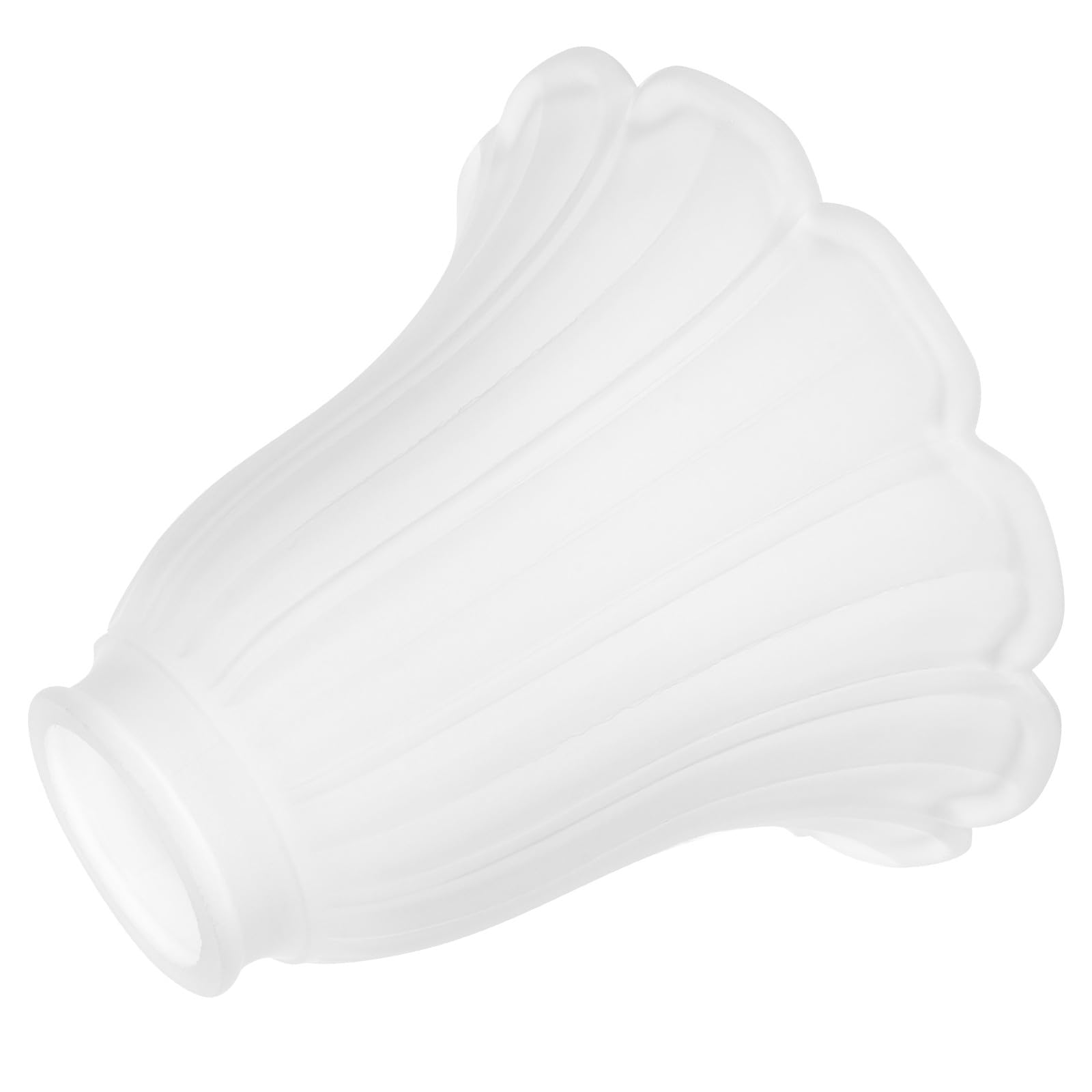 Tulipas para Lamparas de Vidrio Forma de Flor Vintage, Cubierta de Lámpara de Repuesto para Lámpara Colgante de Techo, Instalación Fácil y Diseño Delicado