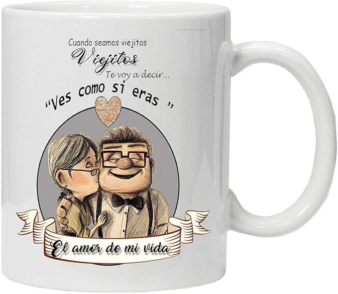 TAZA MATRIMONIO NOVIOS PAREJA JUNTOS SIEMPRE ANIVERSARIO DE MI CORAZON REGALO ORIGINAL PARA LOS DESAYUNOS EN CASA Y EN EL TRABAJO REGALO AMIGO INVISIBLE CUMPLEAÑOS NAVIDAD SORPRESA NUEVO